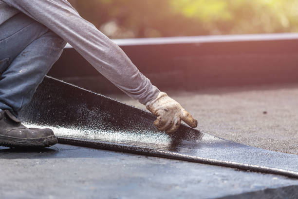 Professional Waterproofing technician working in Clayton, OH